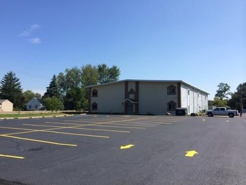 Newly Paved and Stripped Parking Lot | Auburn, IN | H.E.V. Asphalt Paving Co.