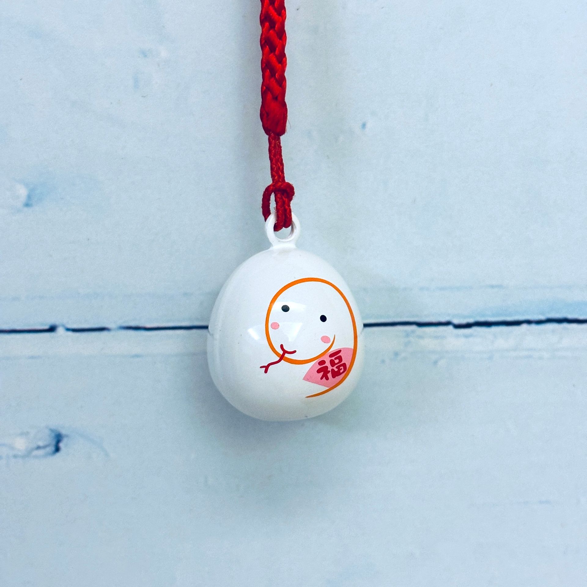 [蛇] 水琴鈴吊飾-雙面圖案-千萬兩-蛇年吉祥物-重生,開運,招財