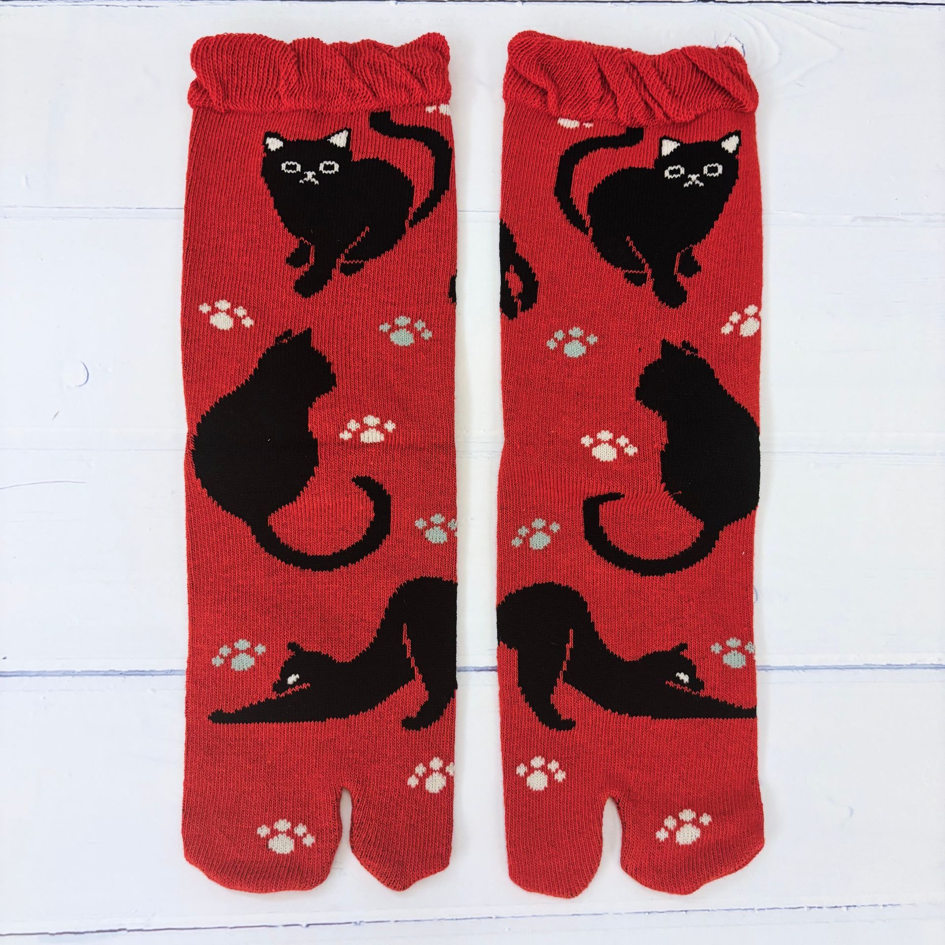 足袋襪/兩趾襪(玩樂黑貓)日本文化足袋 短襪