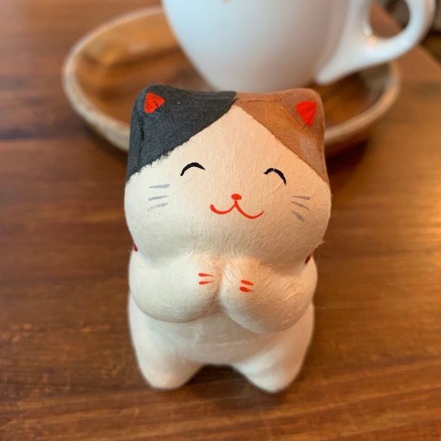 Please grant my wish - a calico cat - a washi paper mascot