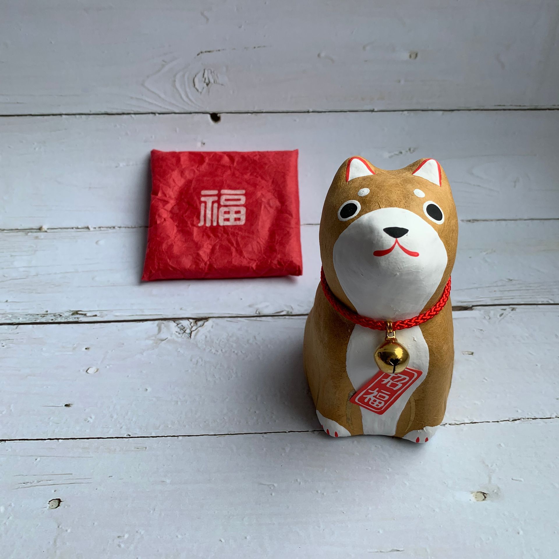 俄羅斯娃娃柴犬-和紙製