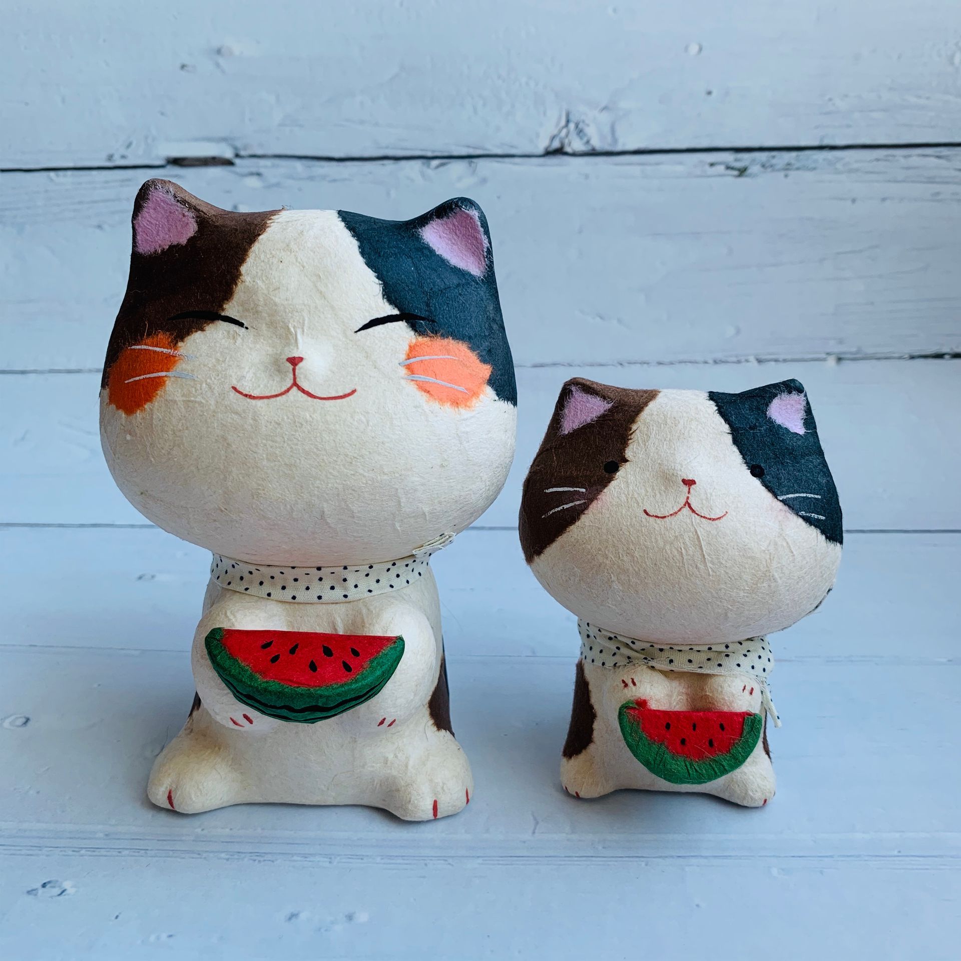 幸福多良福貓(迷你)和紙西瓜貓【預購】