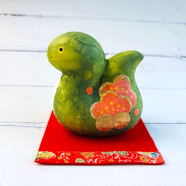 [Snake] Lucky Snake - Plum Blossom - Washi Paper - Year of the Snake Mascot - Rebirth, Good Fortune, Wealth Attraction
