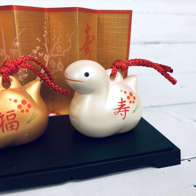 蛇] 彩耀招福壽壽蛇-福壽-金銀土鈴-重生,開運,招財| 2025乙巳蛇年| 吉