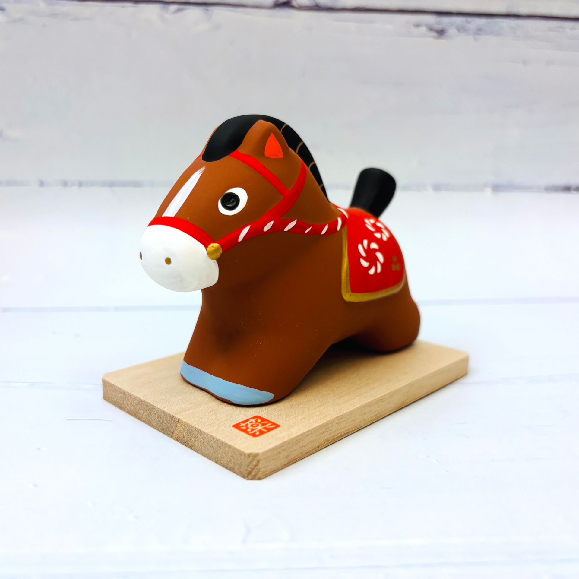 縁起の良い馬 - 疾走する速い風 - 干支のマスコット（馬年）