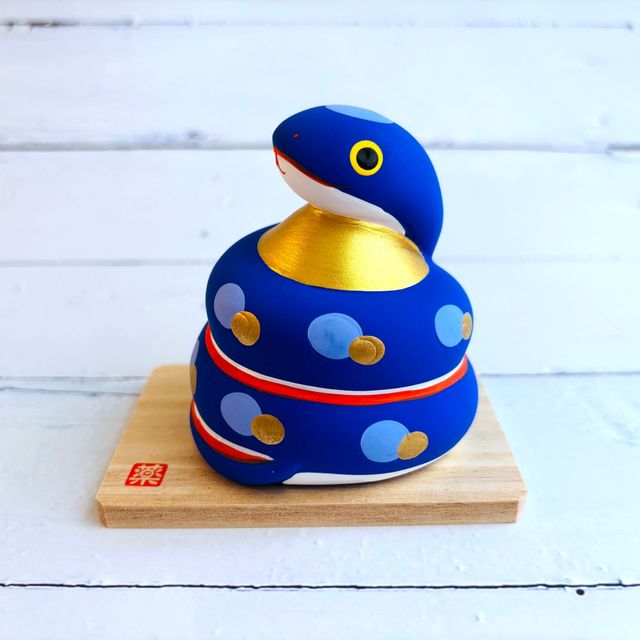 [Snake] Colorful Lucky Snake - Precious Pearl - Year of the Snake Mascot - Rebirth, Good Fortune, Wealth Attraction