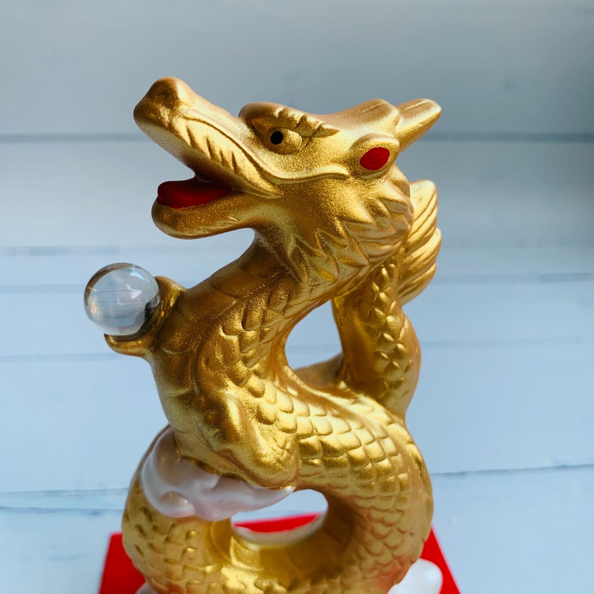 [龍]錦彩招福龍-昇龍-小-龍之吉祥物-財富,智慧,事業成功,順利平安