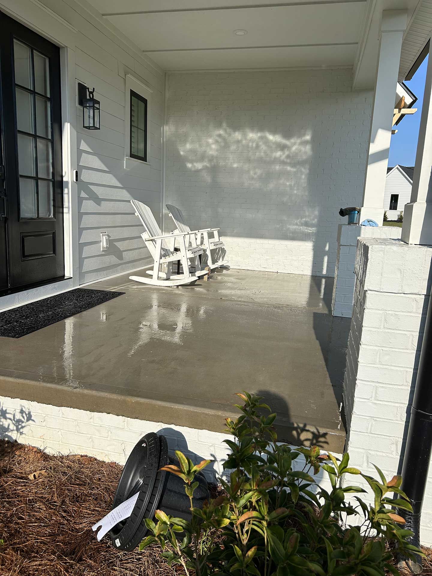 white car standing 2