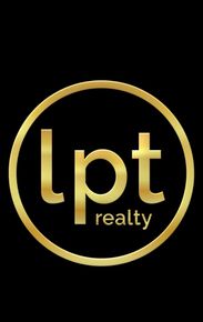 A blue realtor logo on a white background