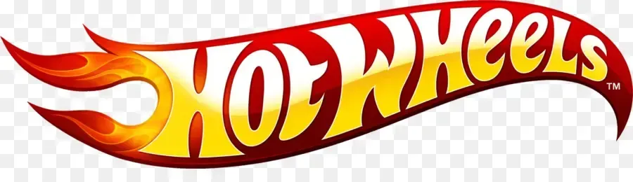The hot wheels logo is on a white background.