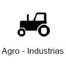 Un icono en blanco y negro de un tractor sobre un fondo blanco.