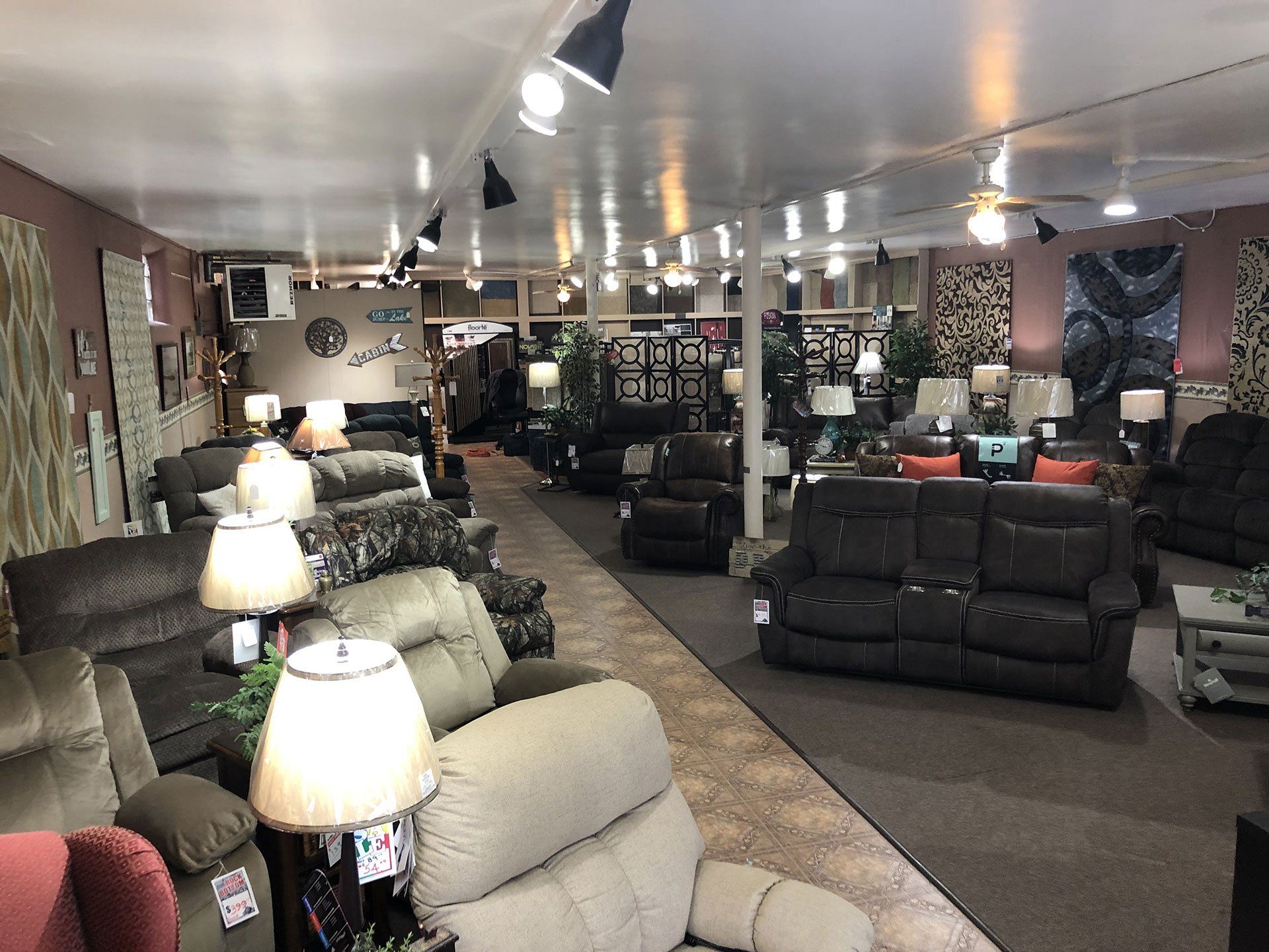 Furniture showroom in Meadville, PA