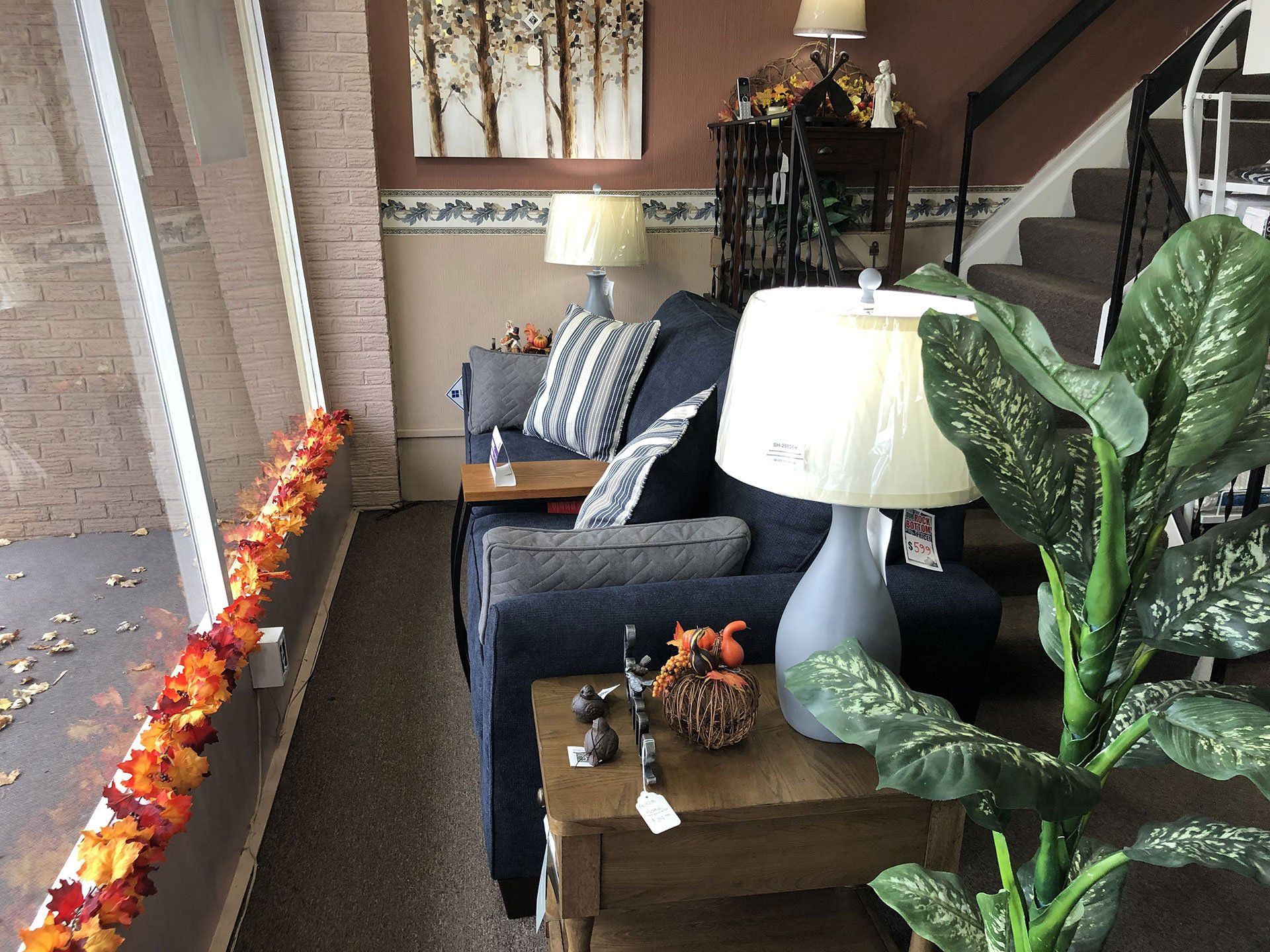 Blue Living Room Sofa