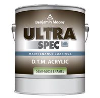 Benjamin moore ultra spec maintenance coatings d.t.m. acrylic semi gloss enamel.
