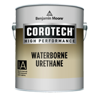 A can of corotech high performance waterborne urethane.