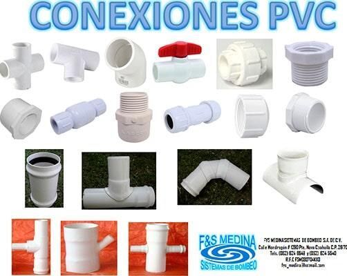 BOMBAS TUBERÍAS Y ACCESORIOS SA DE CV - Conexiones PVC