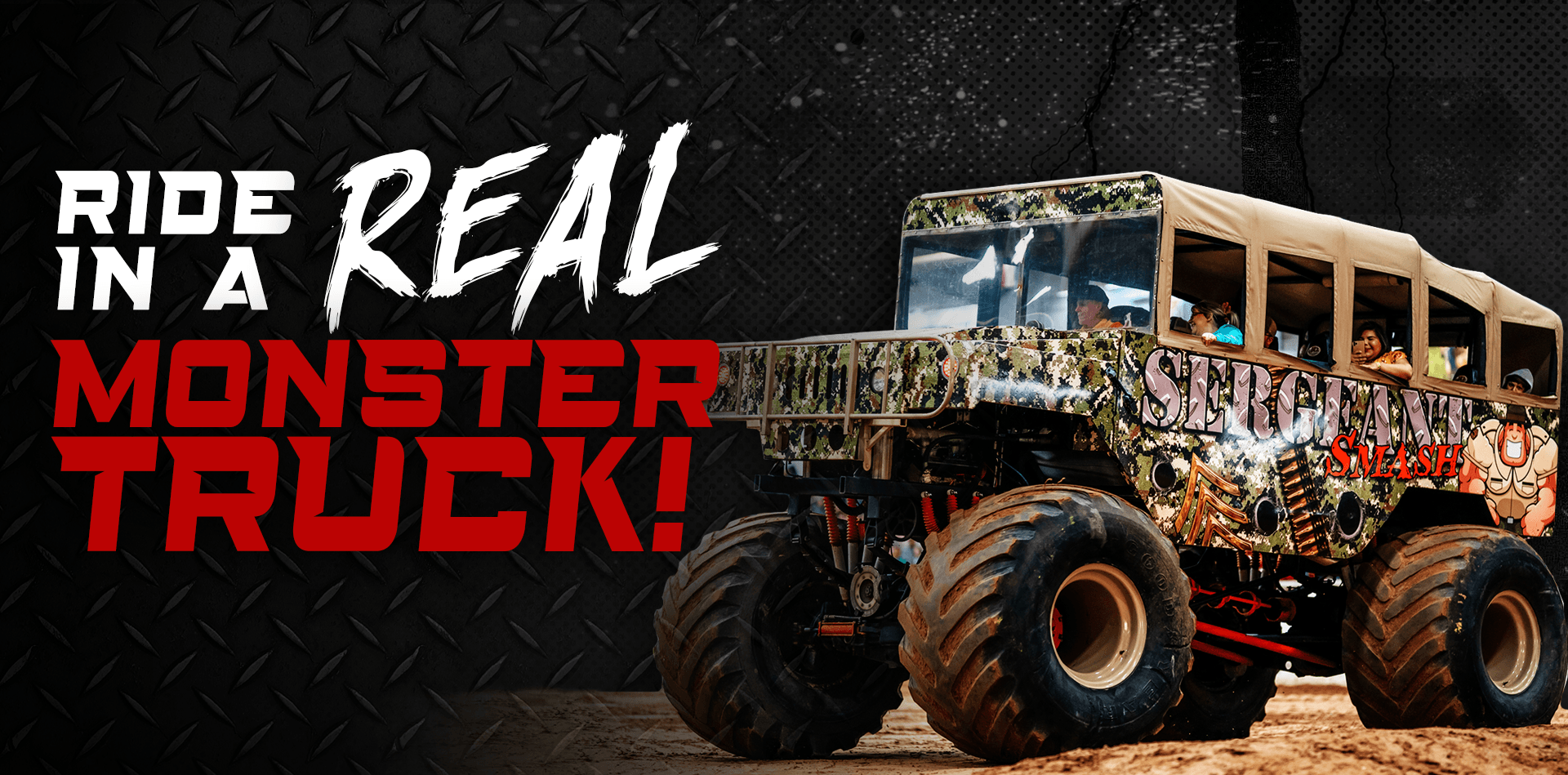 Ride in a real Monster Truck