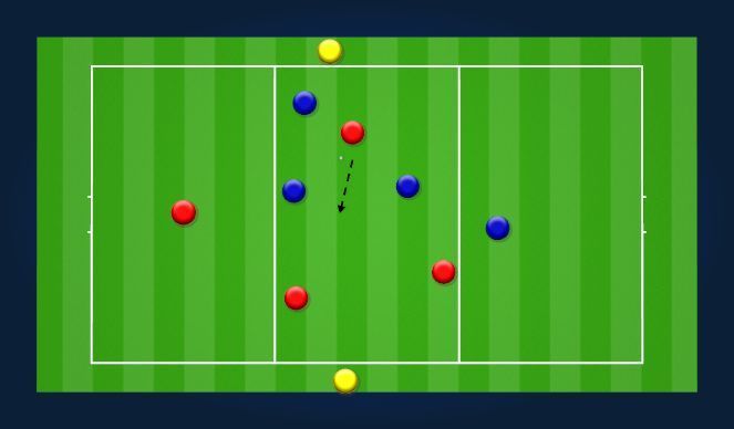 Soccer drill mockup.