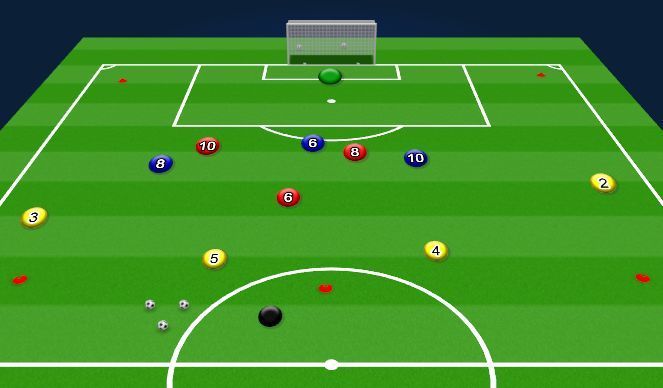 Digital soccer drill