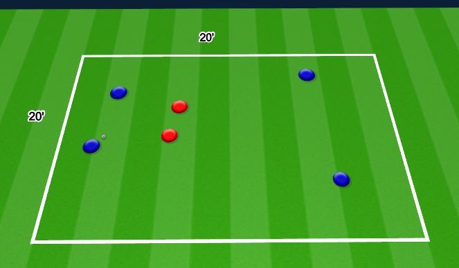 Digital soccer drill mockup