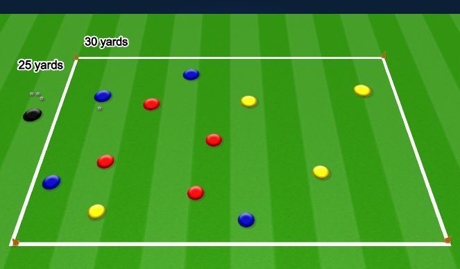 Digital soccer drill mockup
