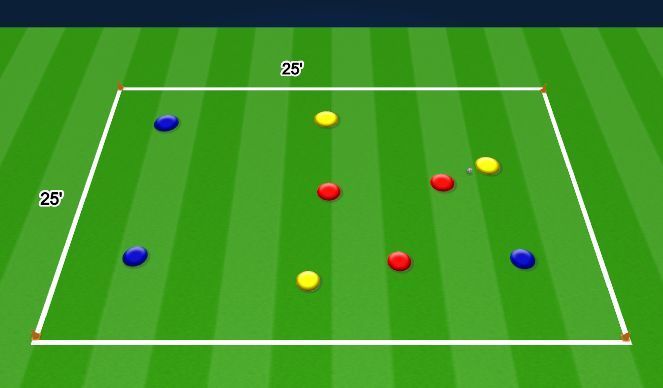 Digital soccer drill mockup