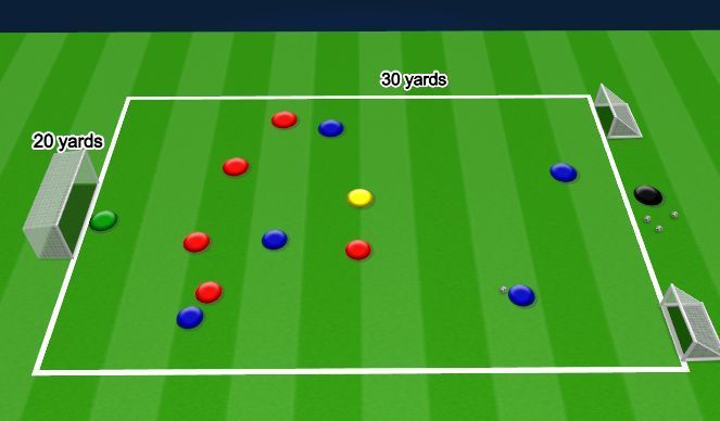 Soccer drill mockup