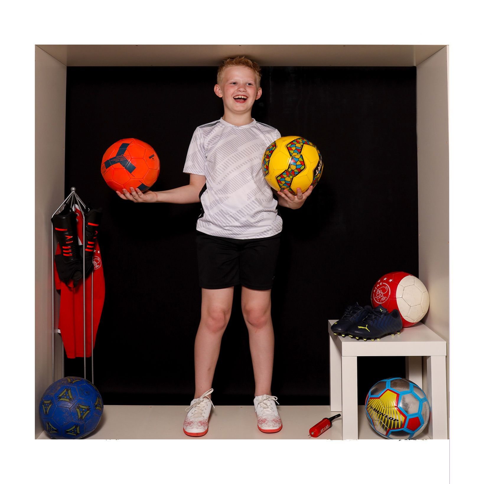 In the Box, fun in the box, feestje, originele foto, leuke fotoshoot