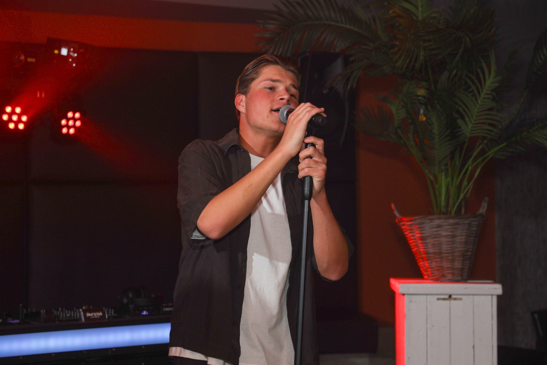 optreden tijdens het feest, samuel welten