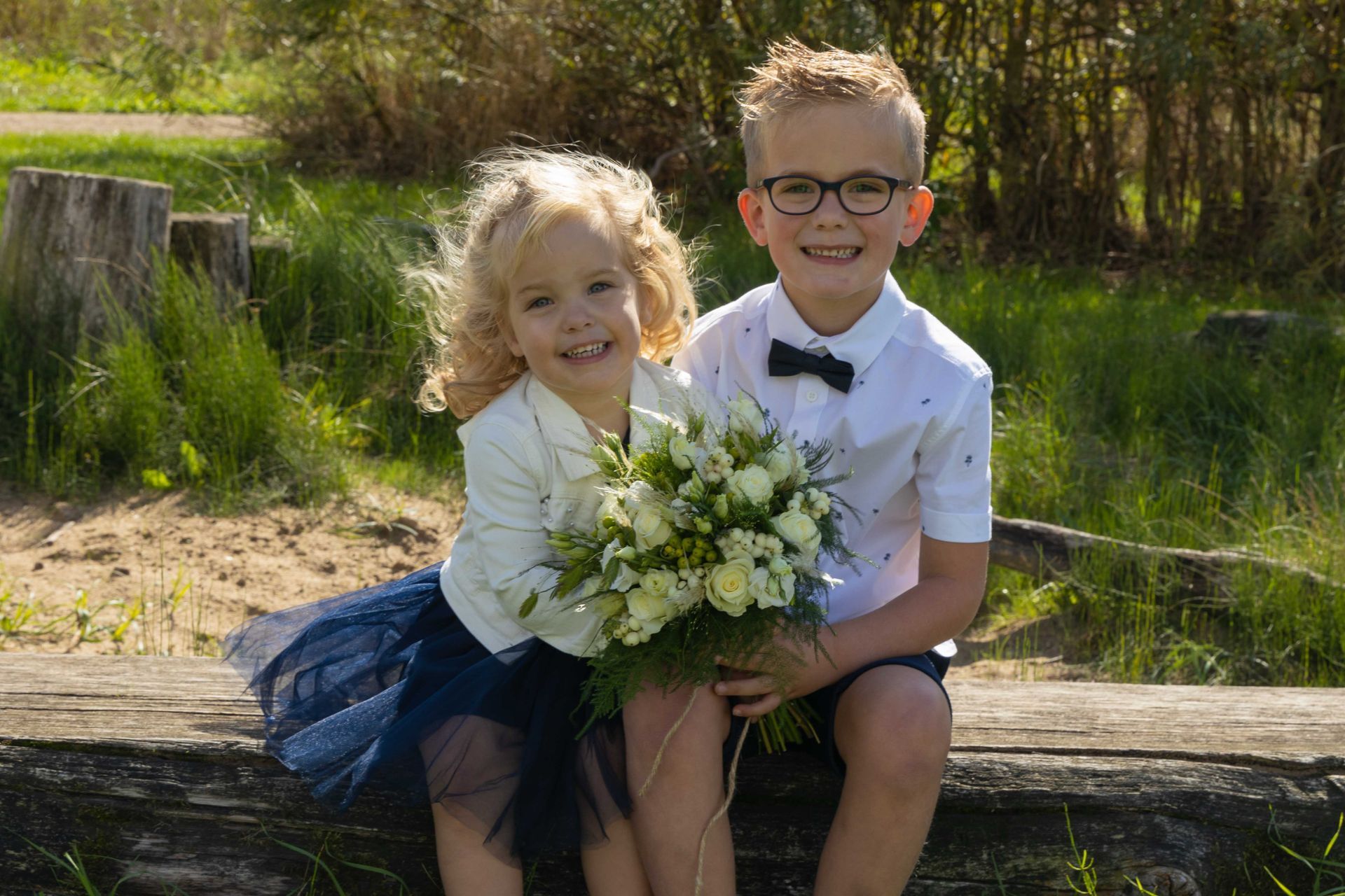 bruidskindjes op de foto