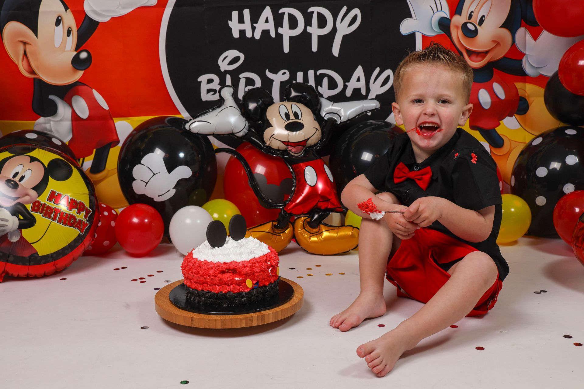 3 jaar; Mickey cakesmash