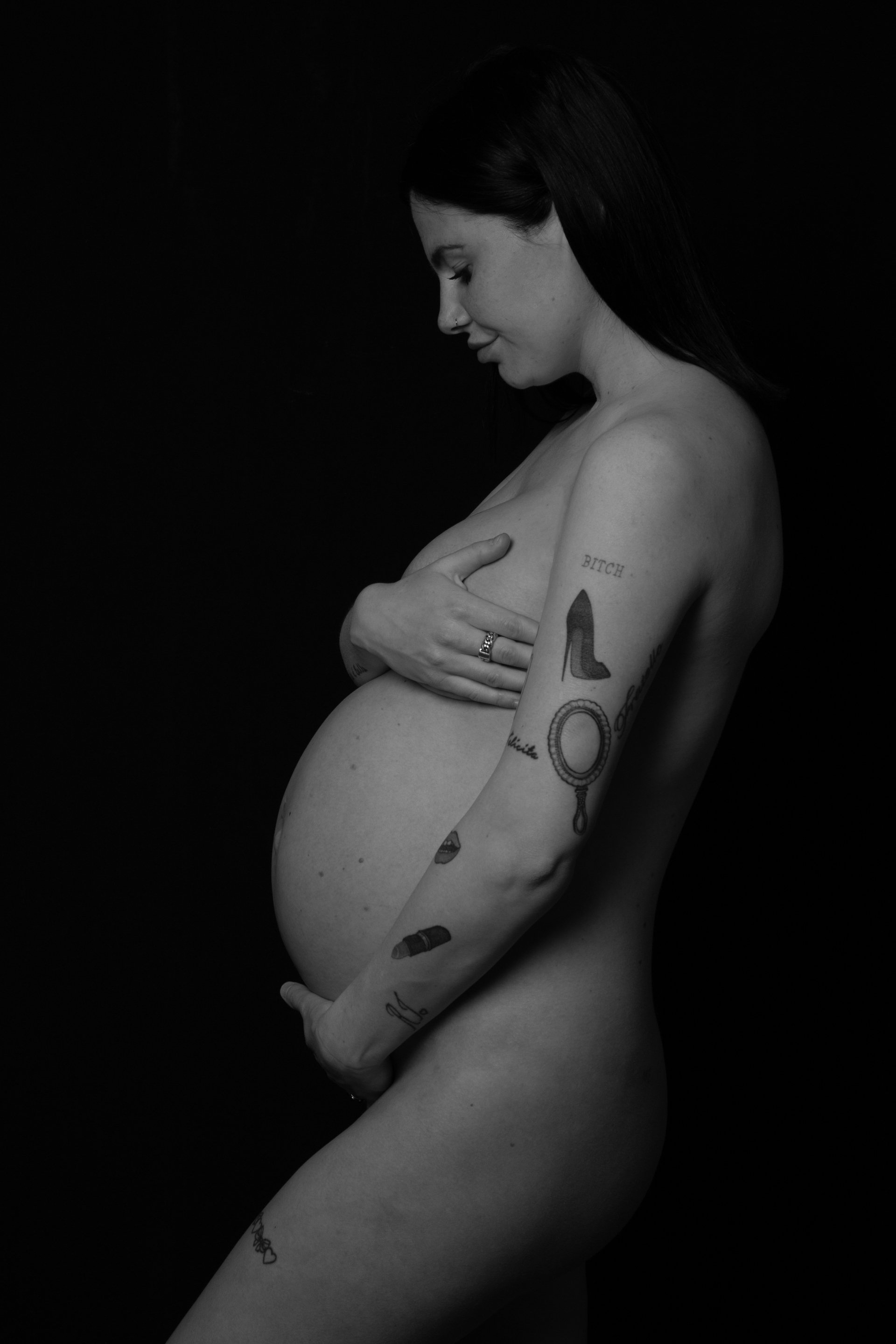 zwangerschapsfoto naakt, Lisenka Pauw Fotografie