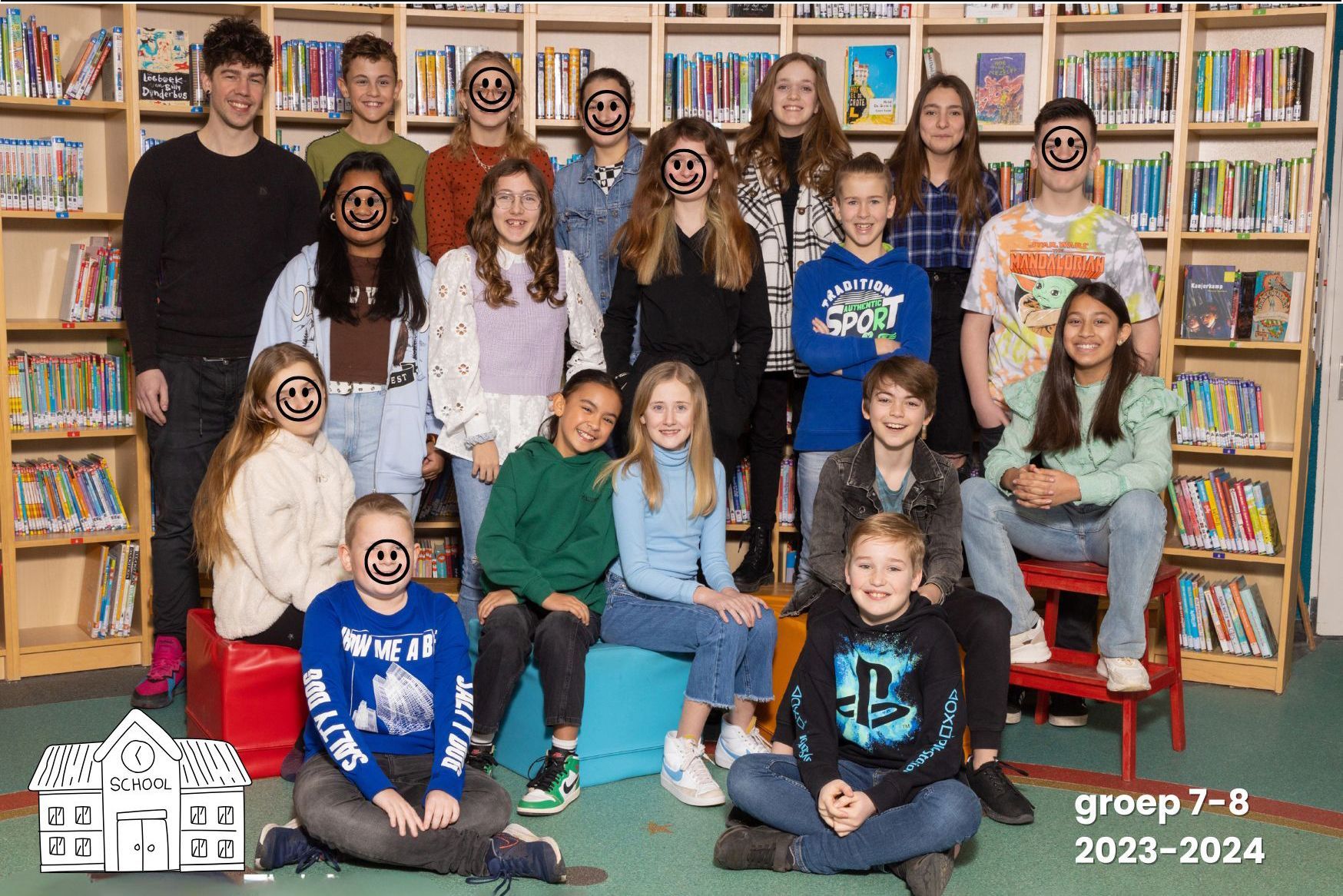 schoolfoto, groepsfoto, klassenfoto, traditioneel