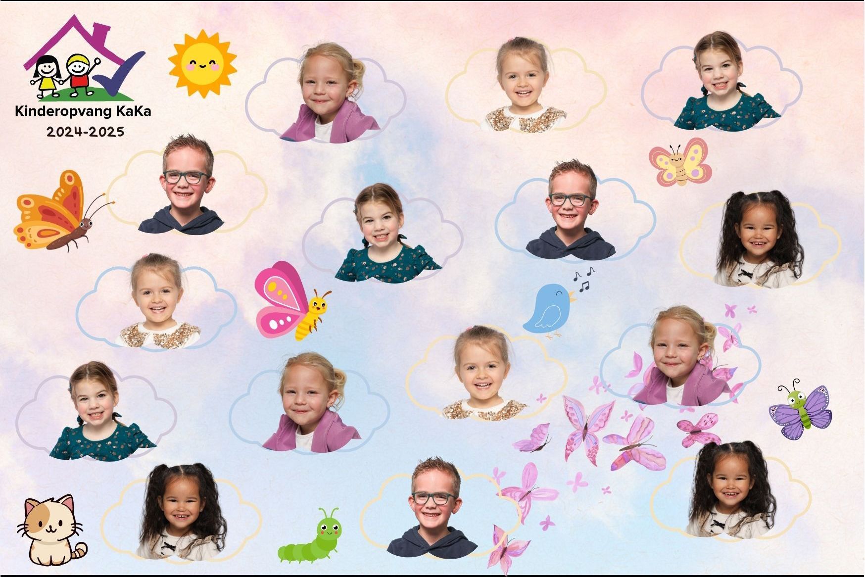 schoolfoto, groepsfoto, klassenfoto, koppenkaart, thema