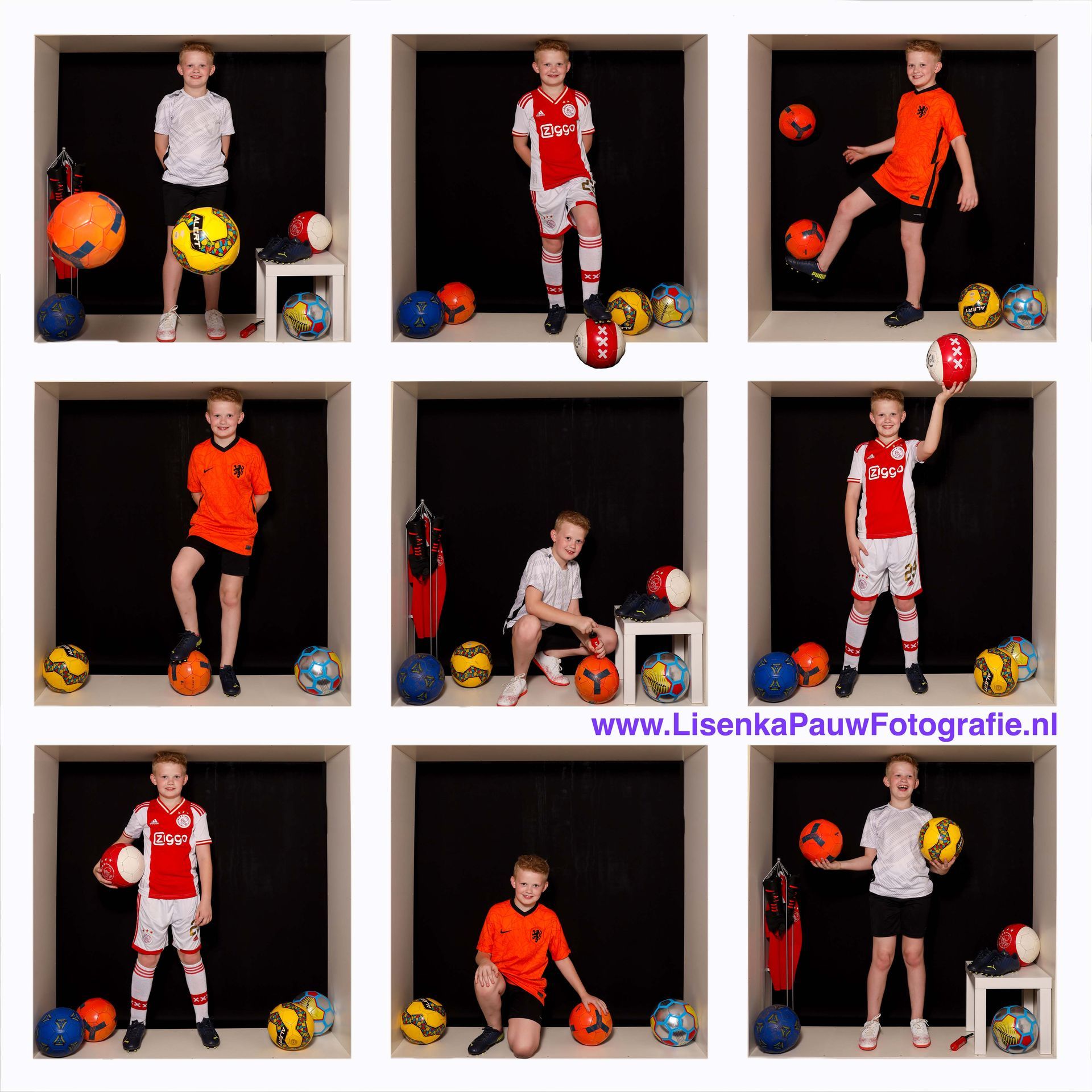 voetballen in the box