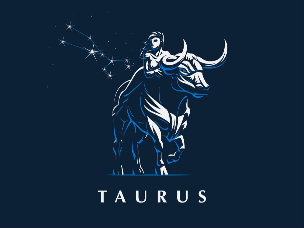 an illustration of a taurus zodiac sign represents a moving business born in may 