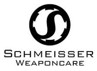 Črno-bel logotip za schmeiser weaponcare.