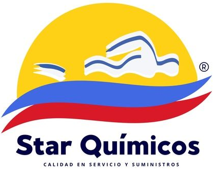 Logo de Star Químicos, empresa líder en productos y accesorios para piscina en Colombia.