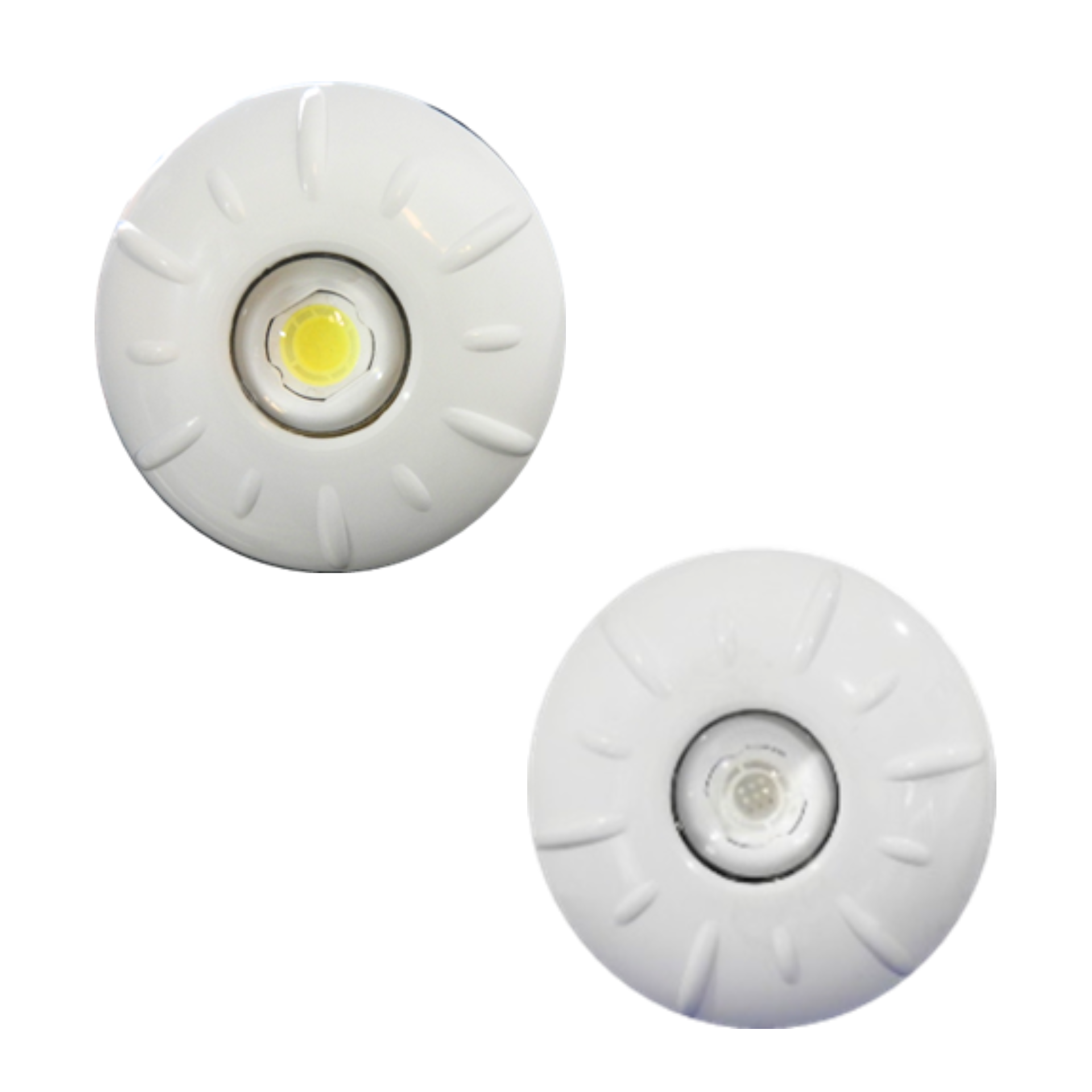 Reflector LED para piscinas tipo Pool Spa, iluminación eficiente para uso subacuático.