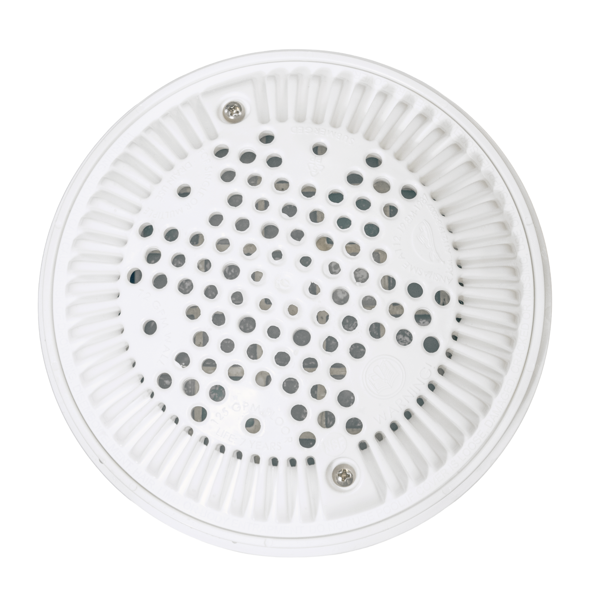 Rejilla de fondo para piscina Star Químicos, accesorio para drenaje y circulación del agua.