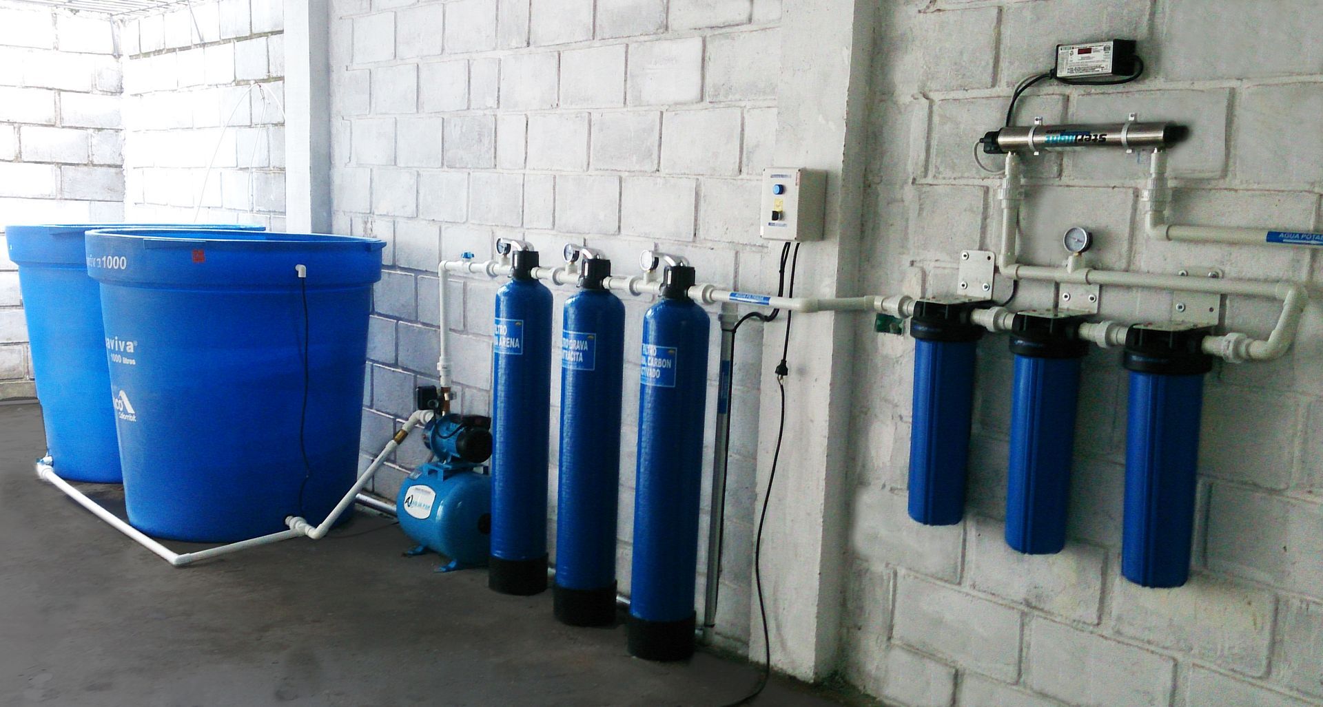 Sistema de filtración para agua potable Star Químicos