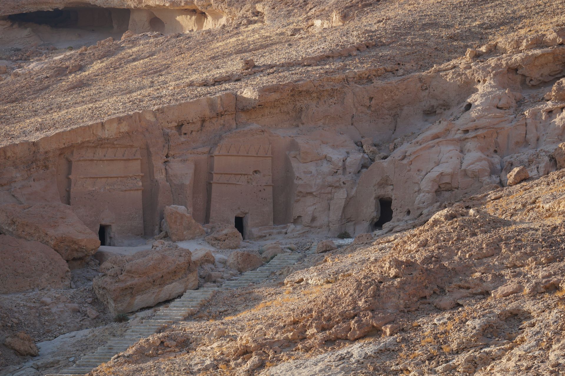 Jethro's Tombs in Al Bad'a