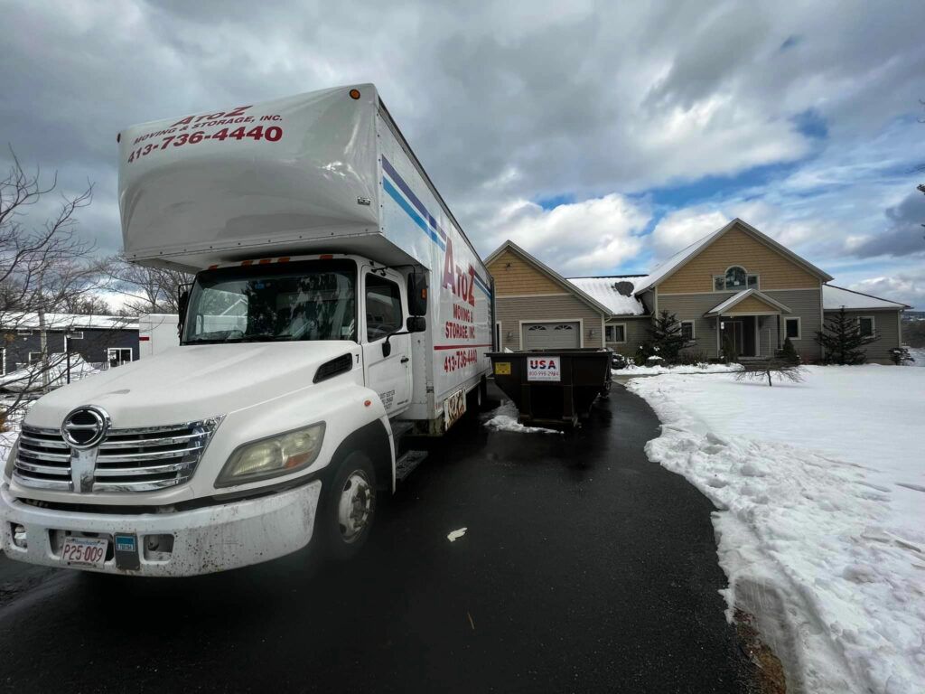 Moving Truck During Winter | West Springfield, MA | A to Z Moving & Storage