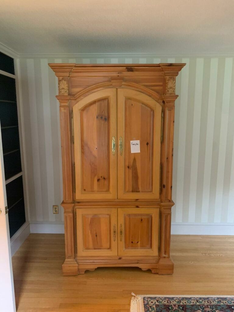 Large Wooden Cabinet | West Springfield, MA | A to Z Moving & Storage