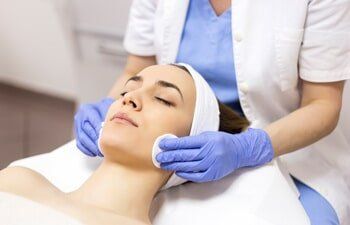 Skin Care — Woman Having a Facial Treatment in Slidell, LA