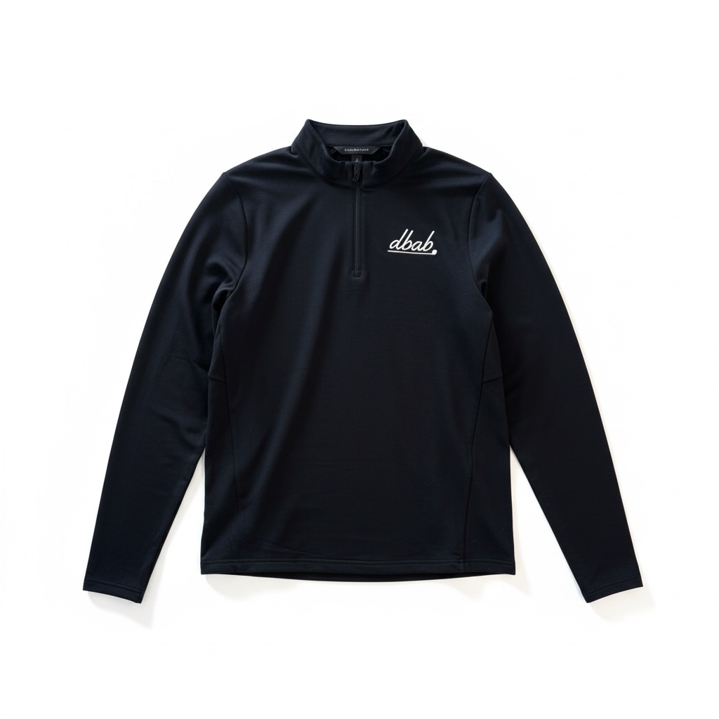 The Classic Quarter-Zip - BLACK