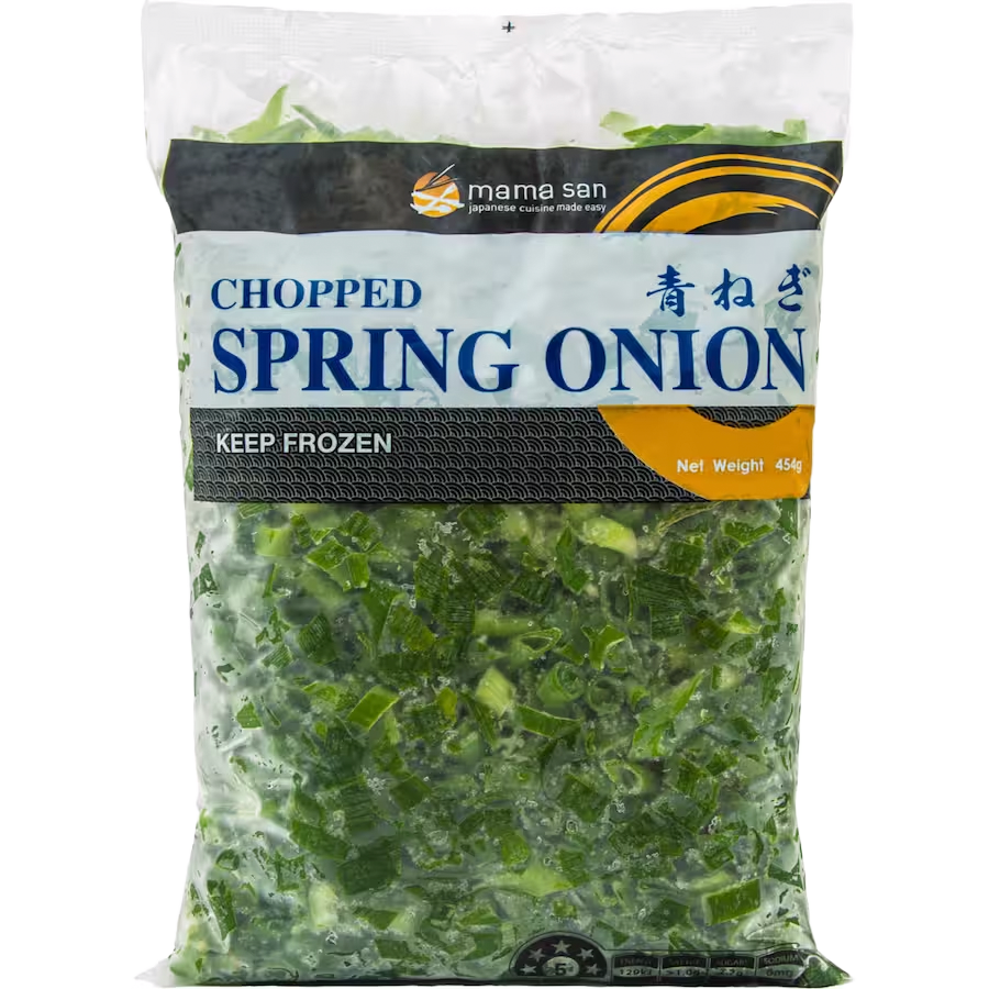 mama san Frozen Chopped Spring Onions