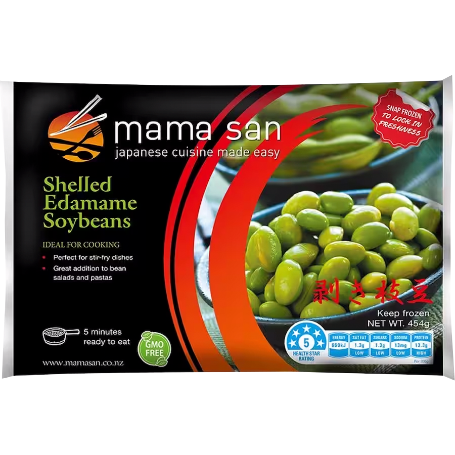 mama san Shelled Edamame Soybeans