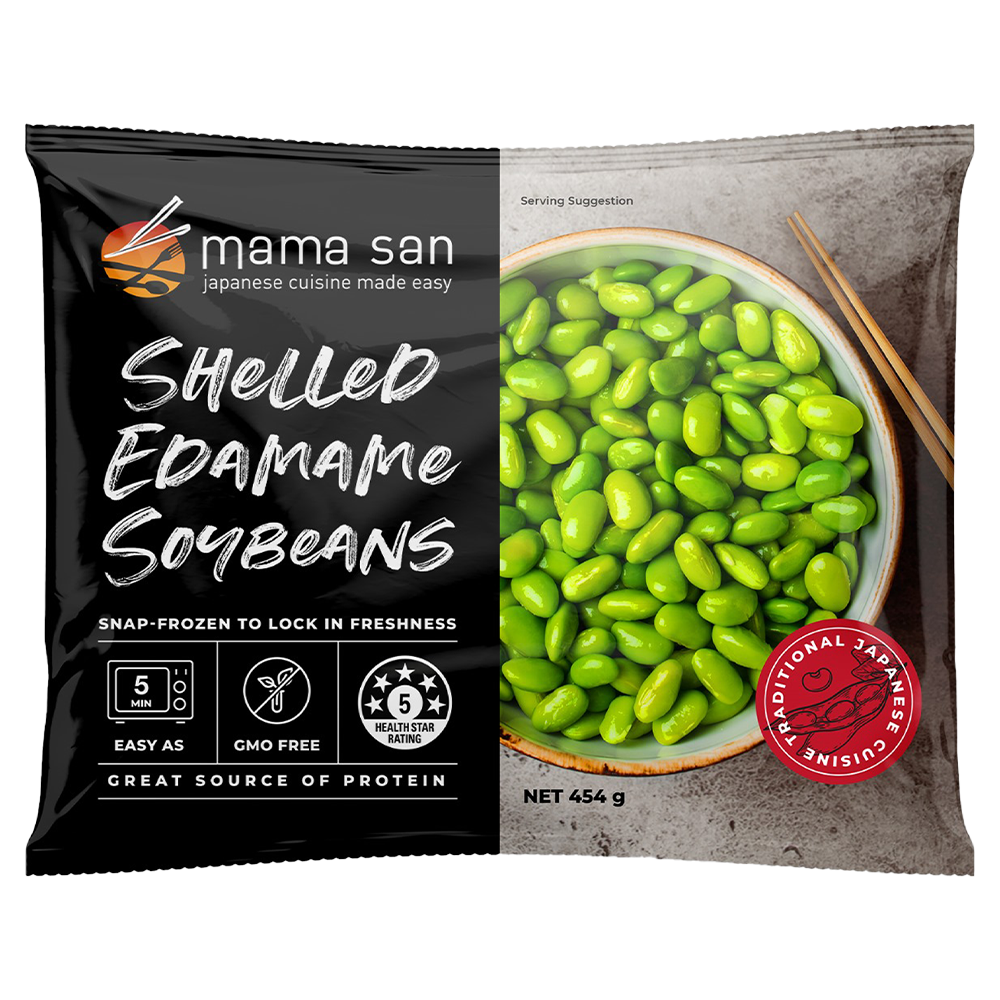 mama san Shelled Edamame Soybeans