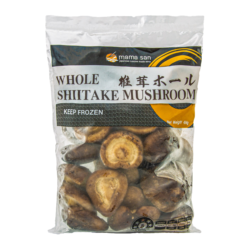 mama san Frozen Whole Shiitake Mushroons